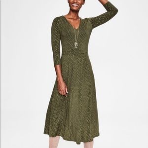 Boden Coraline Jersey Midi Dress size 12
